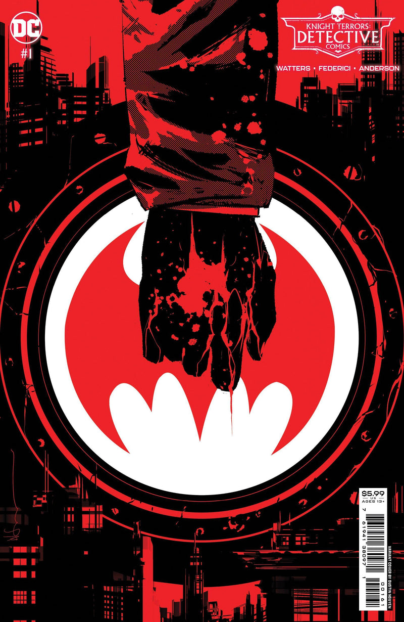 KNIGHT TERRORS DETECTIVE COMICS (2023) #1 CVR D DUSTIN NGUYEN MIDNIGHT CARD STOCK VAR
