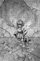 SKYBOUND X #4 CVR E 10 COPY INCV B&W TUNICA