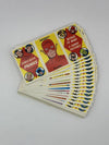 1966 SCANLENS COMIC BOOK FOLDEES 43 CARD SET (NM)