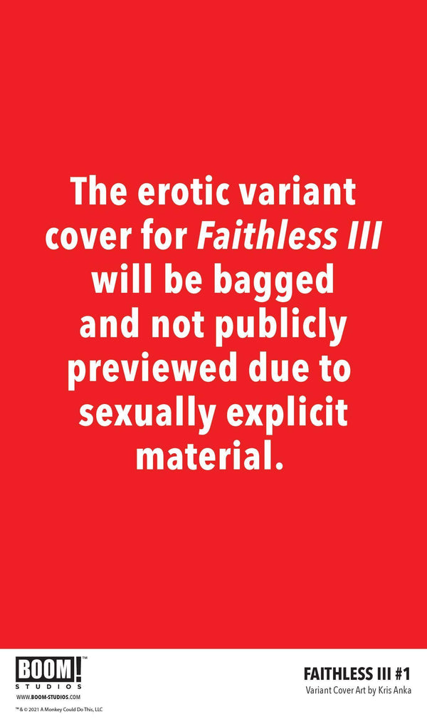 FAITHLESS III #1 CVR B EROTIC VAR ANKA