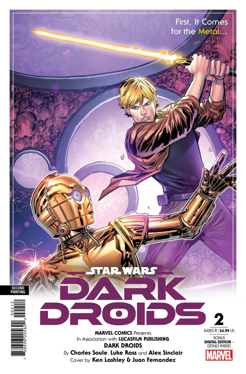 STAR WARS DARK DROIDS (2023) #2 2ND PTG KEN LASHLEY VAR