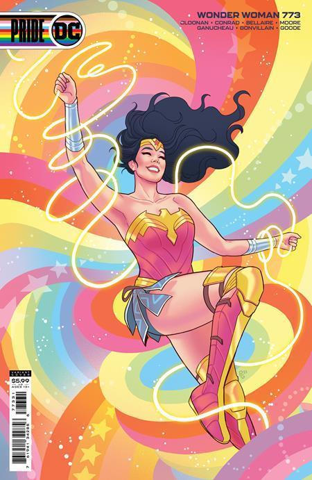 WONDER WOMAN VOL 5 #773 CVR C PAULINA GANUCHEAU PRIDE MONTH CARD STOCK VAR