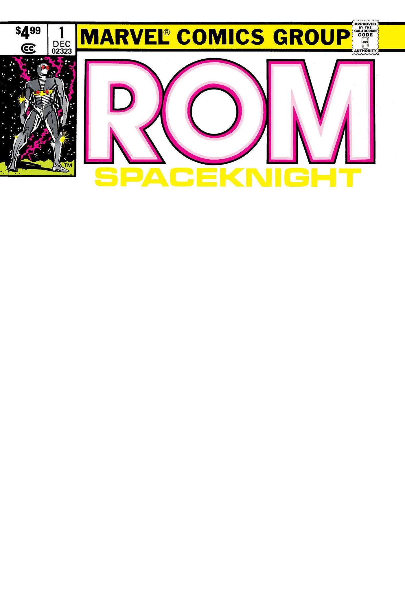 ROM (1979) #1 FACSIMILE EDITION (2023) BLANK VAR - Kings Comics