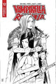 VAMPIRELLA RED SONJA #12 10 COPY MOSS B&W INCV