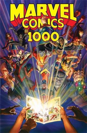 MARVEL COMICS #1000 ALEX ROSS FOLDED PROMO POSTER - Kings Comics