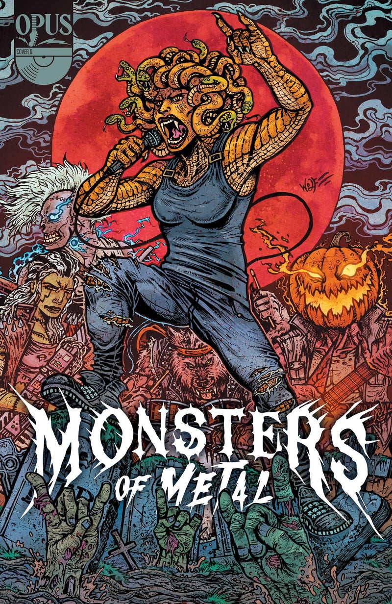 MONSTERS OF METAL#1 (ONE SHOT) CVR G 10 COPY INCV WOLF