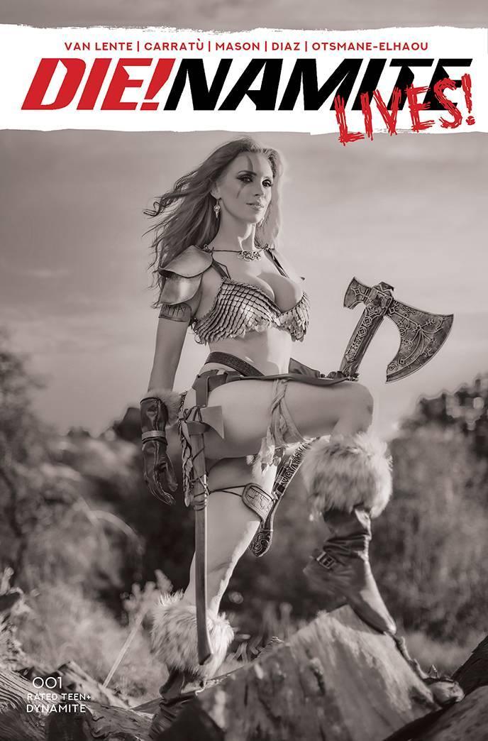 DIE!NAMITE LIVES #1 30 COPY COSPLAY B&W INCV