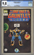 CGC INFINITY GAUNTLET SET OF 6 (#1,#2,#3,#4,#6 - 9.8 #5 - 9.6) - SLIGHT FADING #1 - Kings Comics