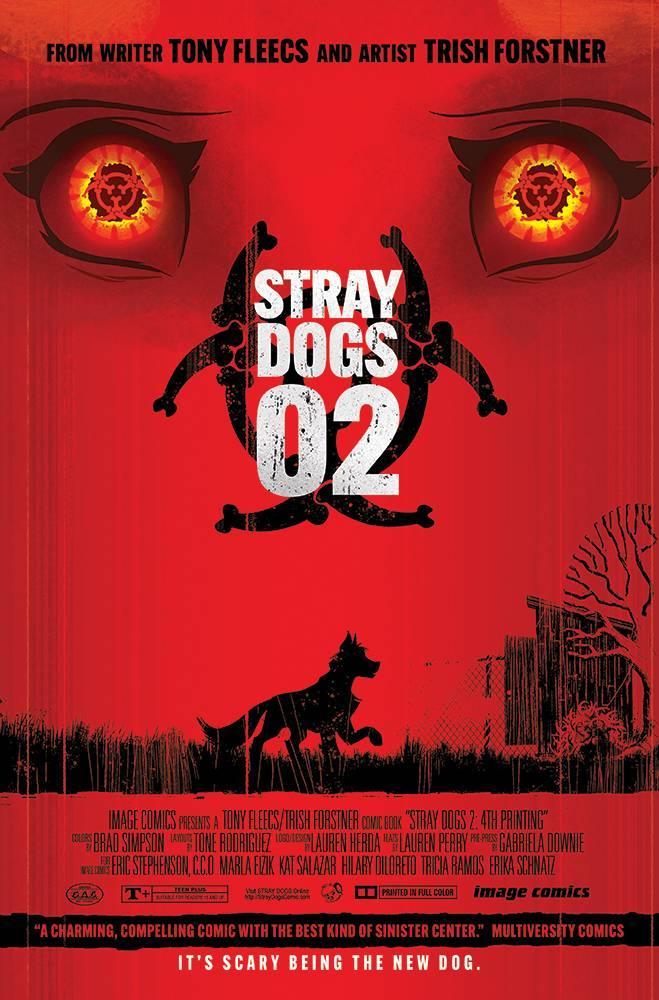 STRAY DOGS #2 4TH PTG (LIMIT ONE PER PERSON) - HAS FAULT SEE NOTES