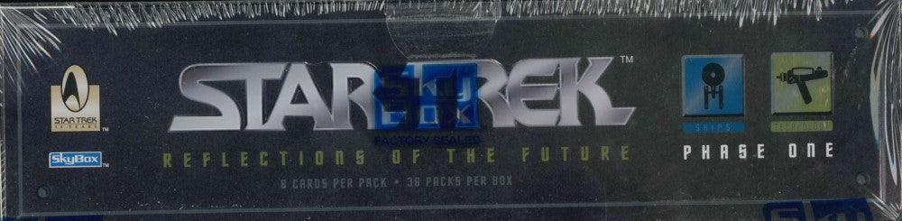 1995 STAR TREK REFLECTIONS OF THE FUTURE PHASE ONE SEALED BOX - Kings Comics