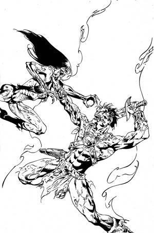 DEJAH THORIS VOL 3 #9 11 COPY CASTRO B&W VIRGIN FOC INCV