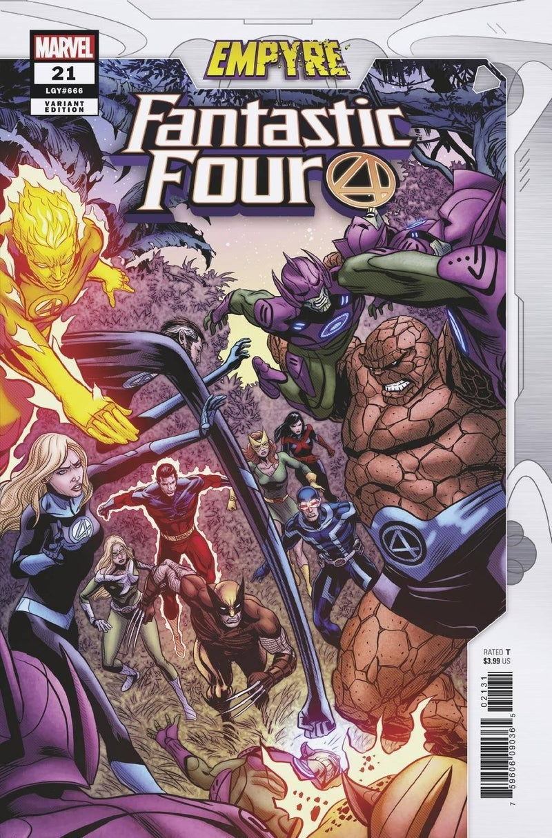 FANTASTIC FOUR VOL 6 (2018) #21 ZIRCHER CONFRONTATION VAR EMP