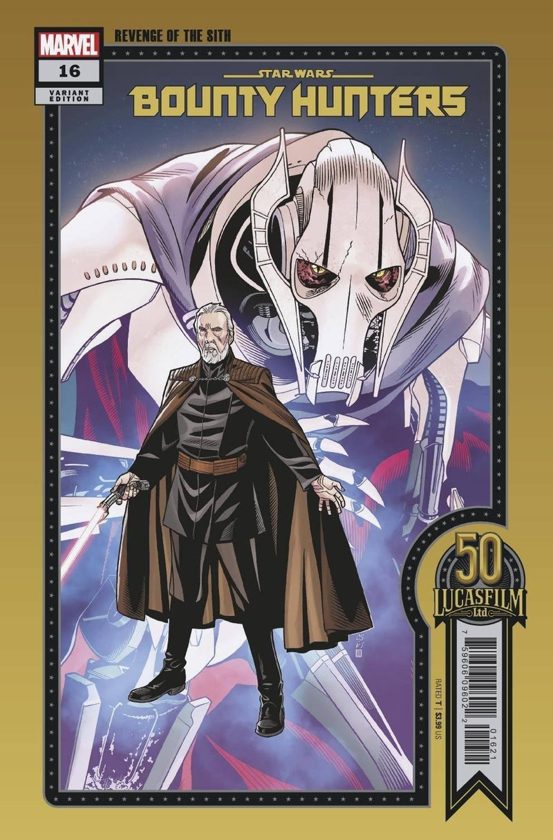 STAR WARS BOUNTY HUNTERS (2020) #16 SPROUSE LUCASFILM 50TH VAR WOBH