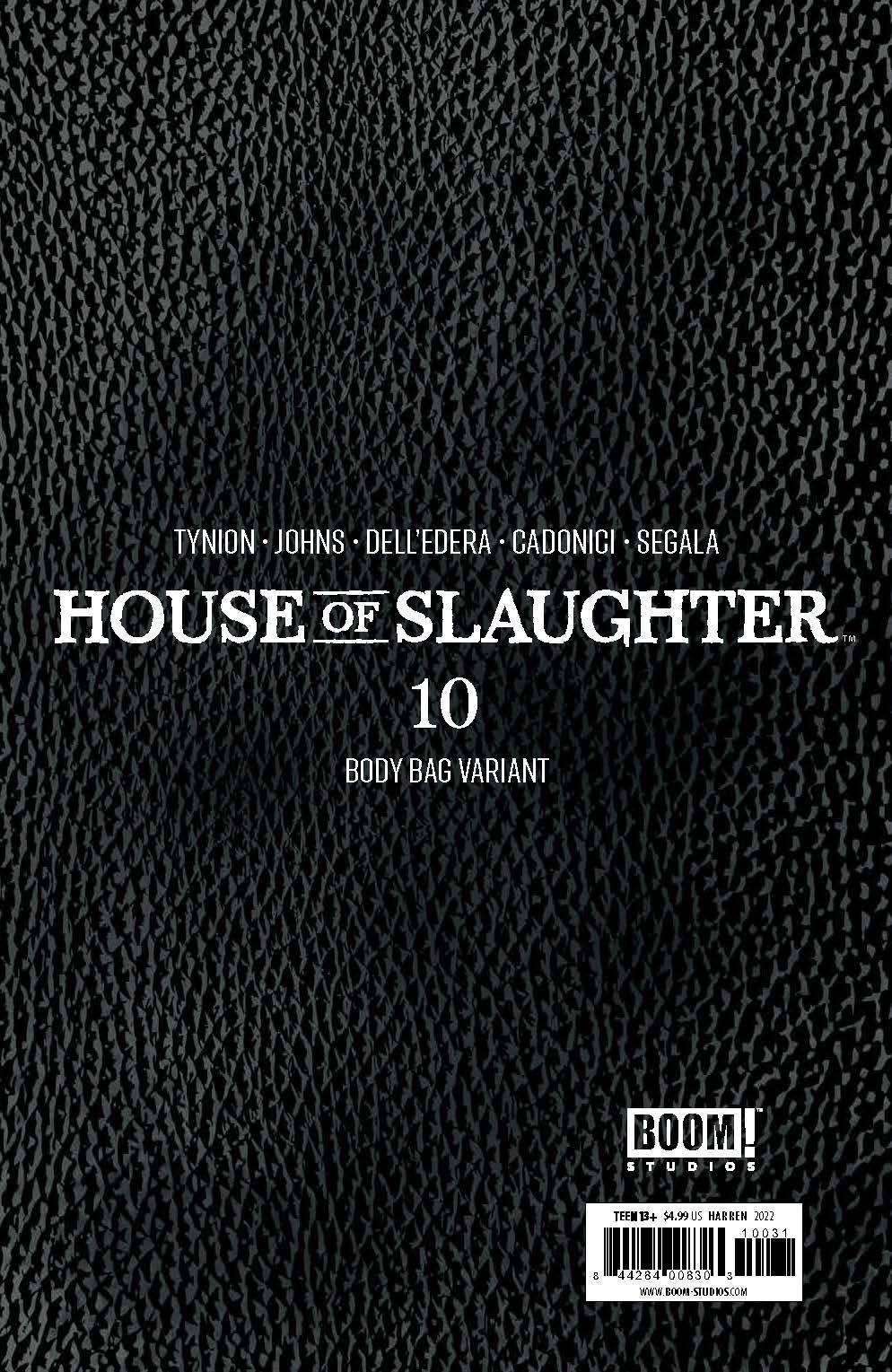 HOUSE OF SLAUGHTER (2021) #10 CVR C BODYBAG VAR HARREN - Kings Comics