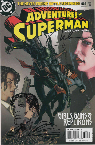 ADVENTURES OF SUPERMAN #627 DYNAMIC FORCES DF REMARKED & SIGNED BY NELSON