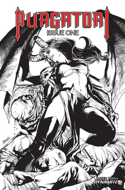 PURGATORI VOL 4 #1 CVR F 10 COPY INCV PAGULAYAN B&W