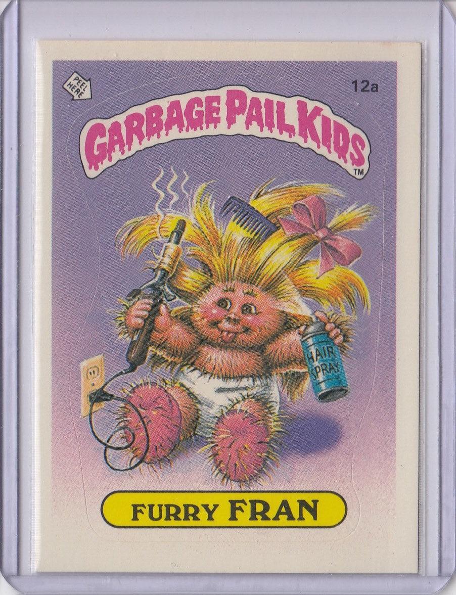 1985 GARBAGE PAIL KIDS GPK SERIES 1 #12A FURRY FRAN - Kings Comics