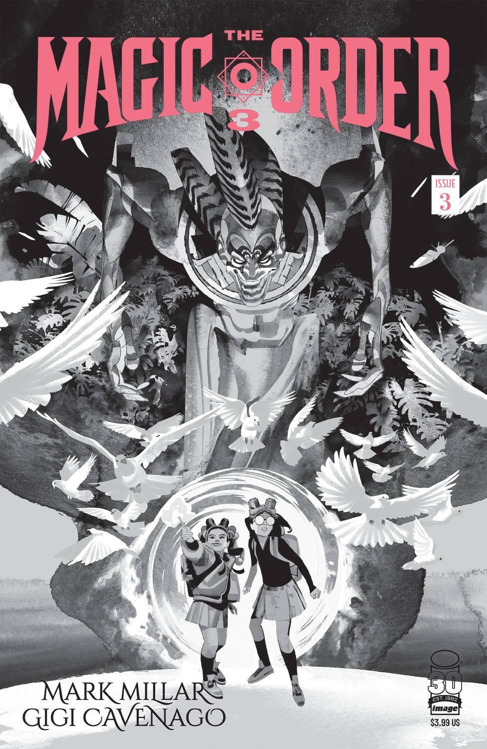 MAGIC ORDER 3 #3 CVR B CAVENAGO B&W - Kings Comics