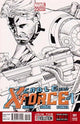 CABLE AND X-FORCE #1 QUESADA SKETCH VAR NOW