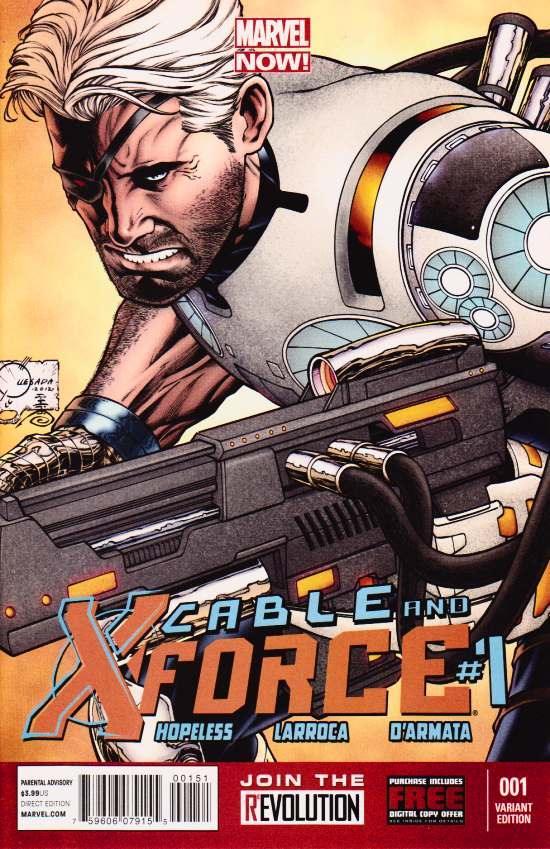CABLE AND X-FORCE #1 QUESADA VAR NOW