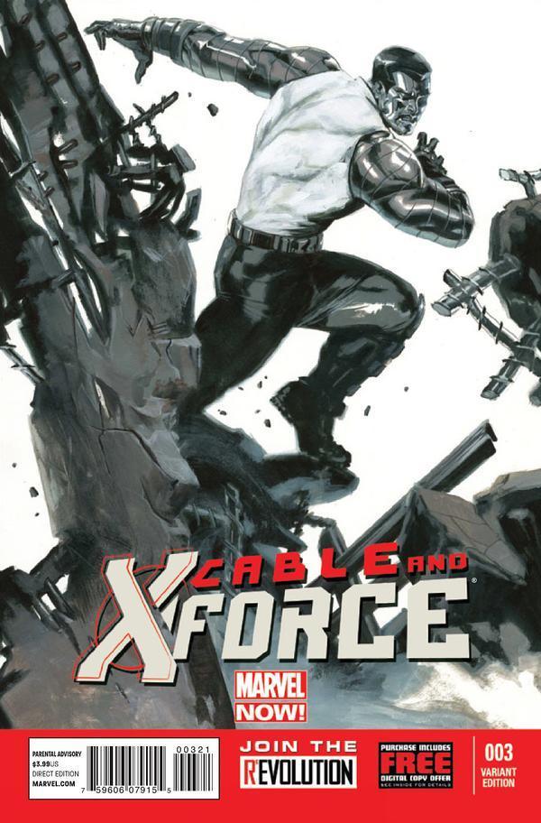 CABLE AND X-FORCE #3 DELLOTTO VAR NOW