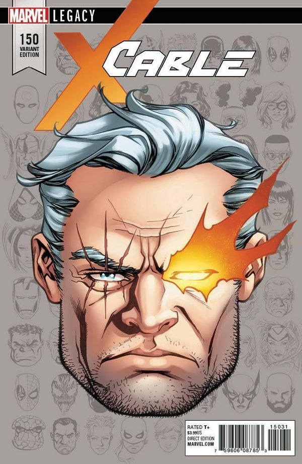 CABLE VOL 3 #150 MCKONE LEGACY HEADSHOT VAR LEG