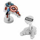 CAPTAIN AMERICA ACTION CUFFLINKS