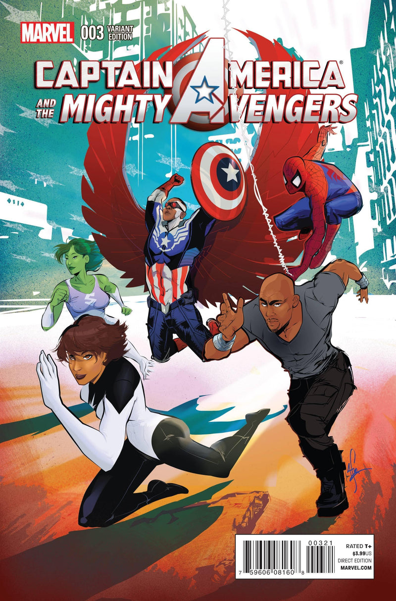 CAPTAIN AMERICA AND MIGHTY AVENGERS #3 RICHARDSON VAR AXIS