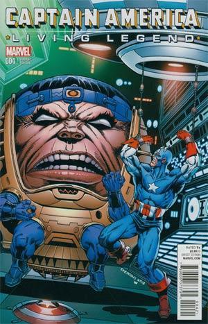 CAPTAIN AMERICA LIVING LEGEND #4 STARLIN LEGEND VAR