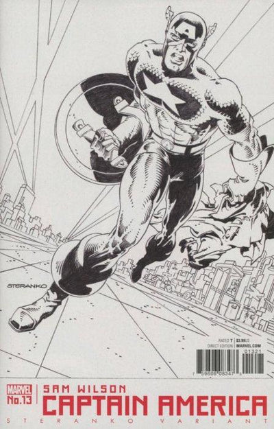 CAPTAIN AMERICA SAM WILSON #13 STERANKO VAR CW2