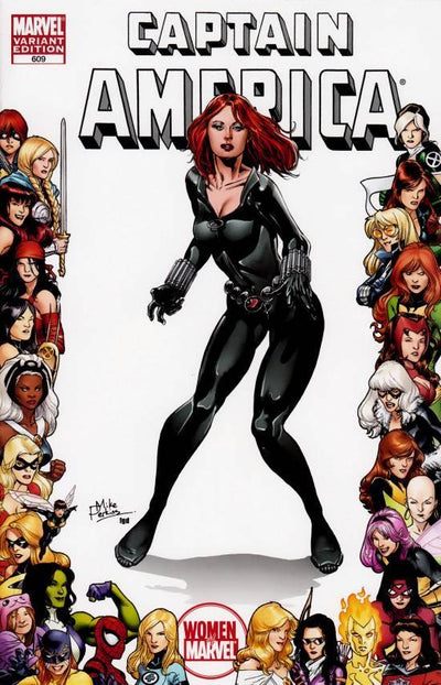CAPTAIN AMERICA VOL 5 (2004) #609 WOMEN OF MARVEL FRAME VAR