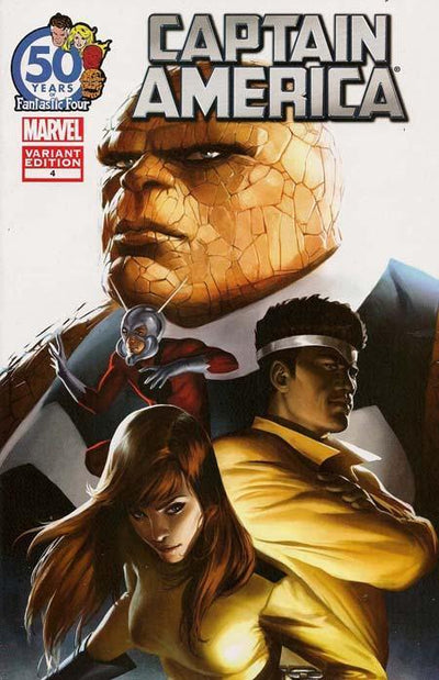 CAPTAIN AMERICA VOL 6 #4 FANTASTIC FOUR ANNIV VAR