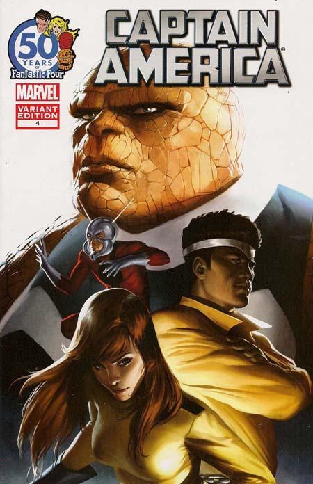 CAPTAIN AMERICA VOL 6 #4 FANTASTIC FOUR ANNIV VAR