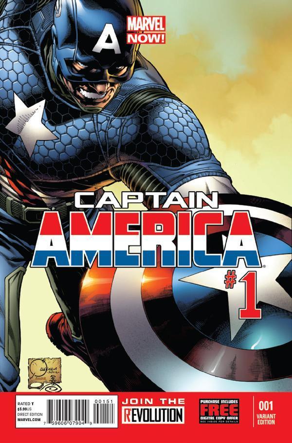 CAPTAIN AMERICA VOL 7 #1 100 COPY QUESADA VAR NOW - Kings Comics