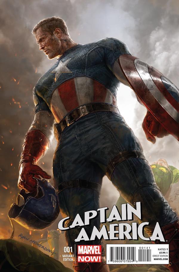 CAPTAIN AMERICA VOL 7 #1 50 COPY MEINERDING VAR NOW