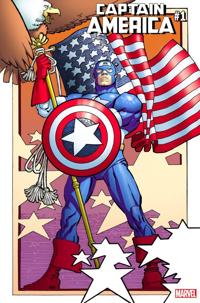 CAPTAIN AMERICA VOL 9 (2018) #1 MILLER REMASTERED VAR