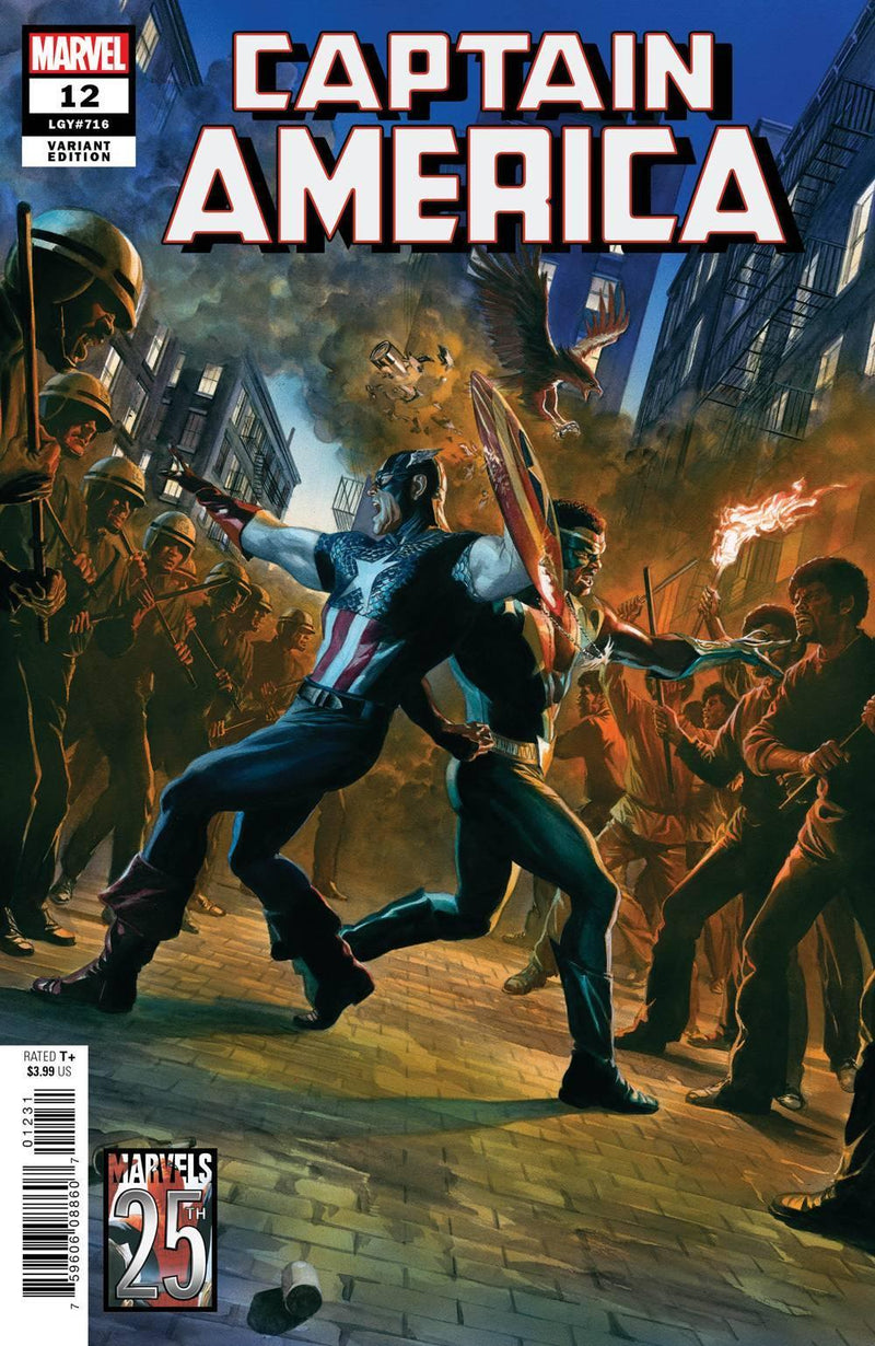 CAPTAIN AMERICA VOL 9 (2018) #12 ALEX ROSS MARVELS 25TH VAR