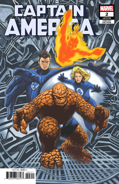 CAPTAIN AMERICA VOL 9 (2018) #2 CHAREST RETURN OF FANTASTIC FOUR VAR