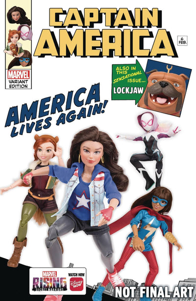 CAPTAIN AMERICA VOL 9 (2018) #6 MARVEL RISING ACTION DOLL HOMAGE VAR