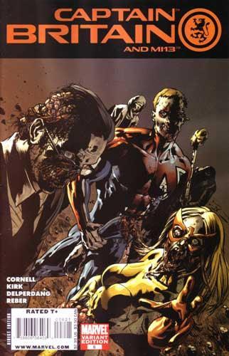 CAPTAIN BRITAIN AND MI 13 (2008) #6 YARDIN ZOMBIE VAR