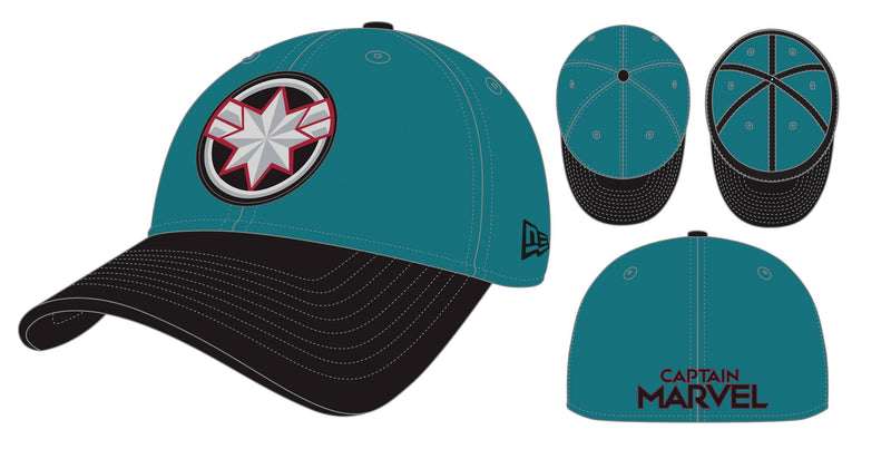 CAPTAIN MARVEL MOVIE STARFORCE PX 3930 FLEXFIT CAP