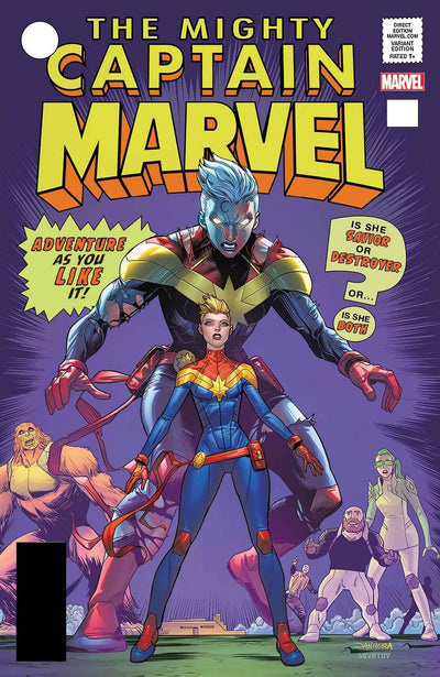 CAPTAIN MARVEL (2017) #125 MORA LH VAR LEG (LENTICULAR COVER)