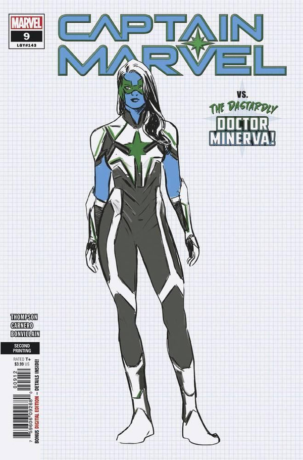 CAPTAIN MARVEL VOL 9 (2019) #9 2ND PTG CARNERO VAR