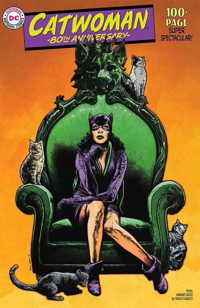 CATWOMAN 80TH ANNIV 100 PAGE SUPER SPECT #1 1950S TRAVIS CHAREST VAR ED