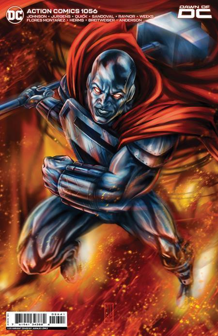 ACTION COMICS VOL 2 (2011) #1056 CVR G INC 1:25 JUANJO LOPEZ CARD STOCK VAR