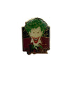 VINTAGE JOKER METAL KEYCHAIN AND PIN SET