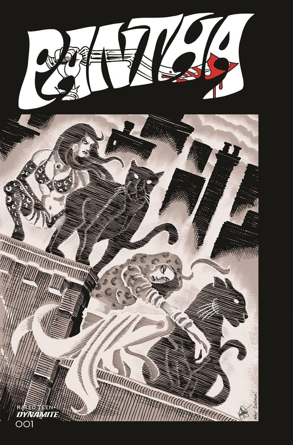 PANTHA VOL 3 #1 CVR S 11 COPY FOC INCV TMNT HOMAGE HAESER LINE ART