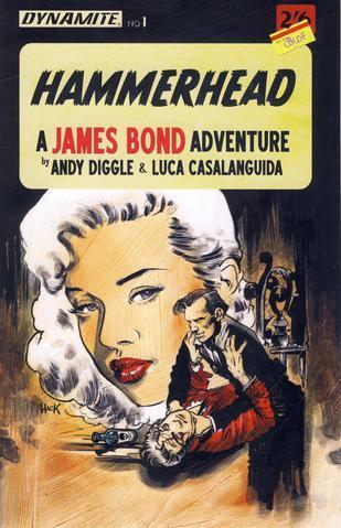 CBLDF JAMES BOND HAMMERHEAD #1 EXCLUSIVE ROBERT HACK VARIANT