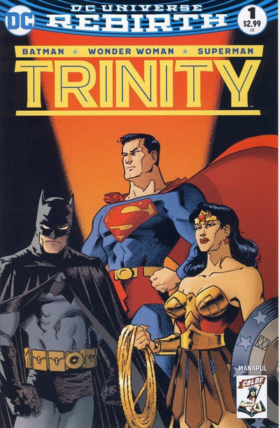 CBLDF TRINITY VOL 2 #1 EXCLUSIVE MATT WAGNER VAR COVER