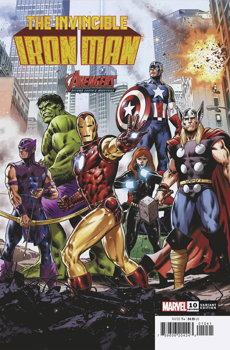 INVINCIBLE IRON MAN VOL 4 (2022) #10 CAFU AVENGERS 60TH VAR